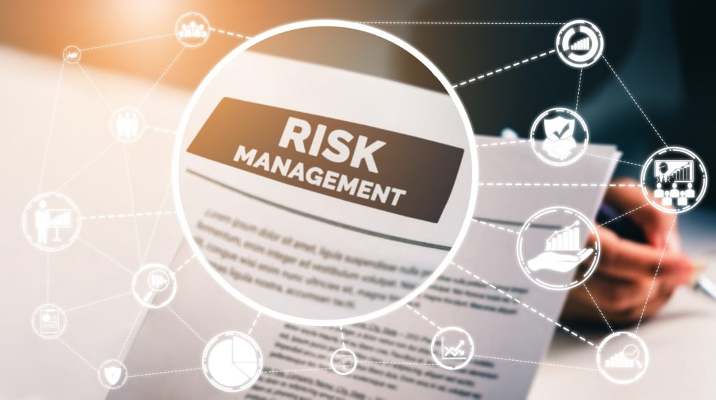 Risk Management and Assessment for Business Investment Concept.